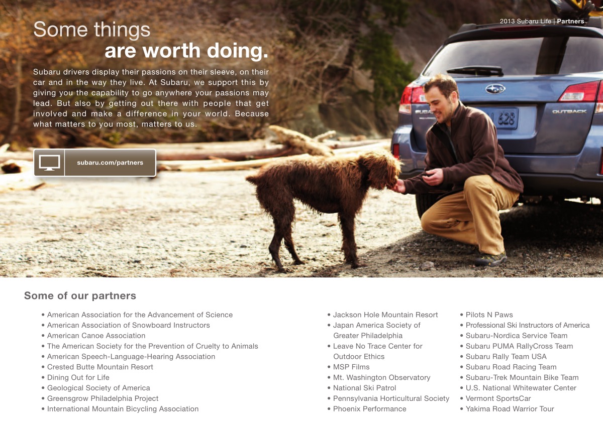 2013 Subaru Brochure Page 13